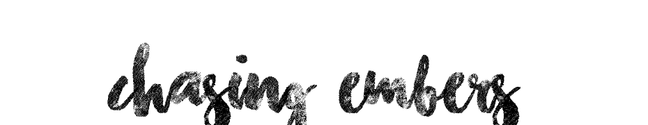 Chasing Embers Font Download Free